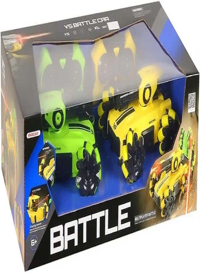 RAHU Remote Controllers 2.4ghz Battle Tank Infrared Remote Control Car Toys Monster Control Shooting Tank Game Set - 2 Piece Set - Image 2